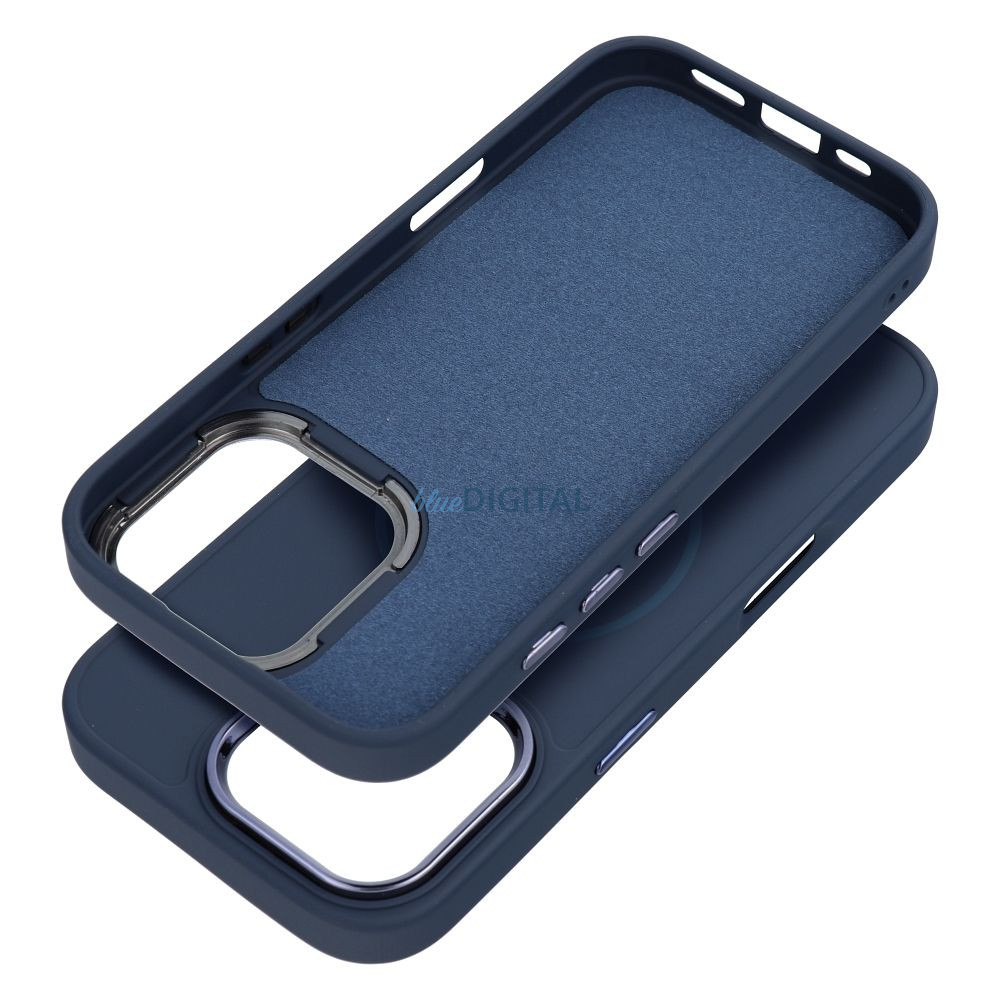 FRAME MagSafe-kompatibilis tok iPhone 15 Pro - tengerészkék FRAME MagSafe-kompatibilis tok iPhone 15 Pro - tengerészkék