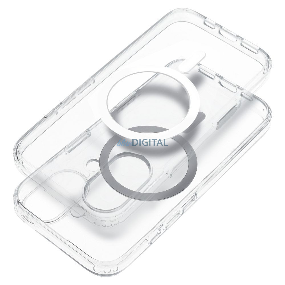 CLEAR Case 2mm MagSafe-kompatibilis tok kameravédelemmel Samsung Galaxy S25 Plus - átlátszó