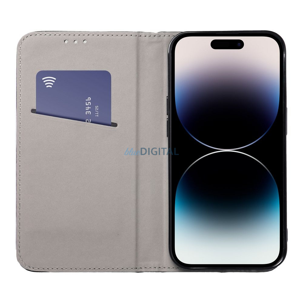 SMART MAGNETO könyvtok Honor 400 - tengerészkék