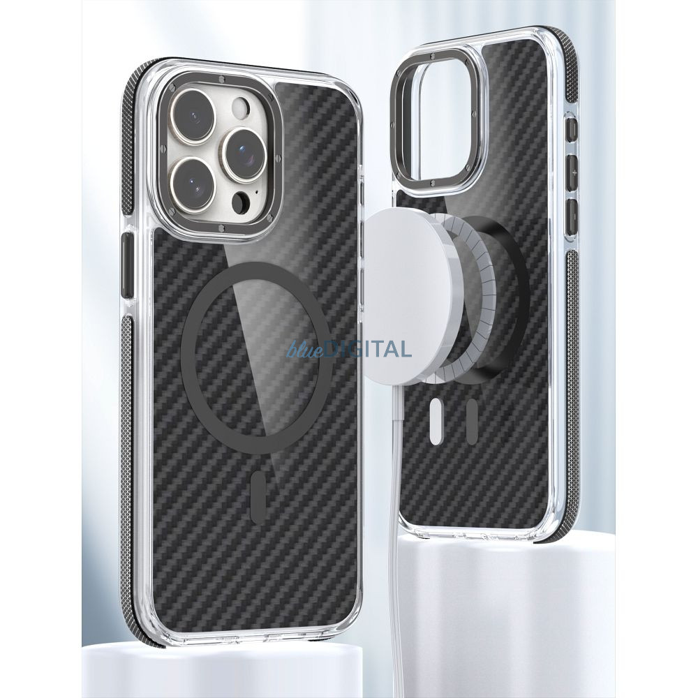 FIBER tok comapitble with MagSafe for SAMSUNG A16 5G fekete