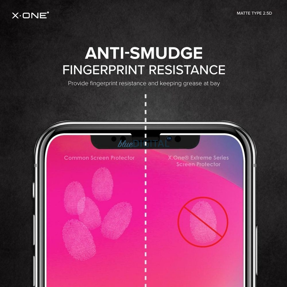 X-ONE Full Cover Extra erős kristálytiszta - iPhone 17 Airhez edzett üveg 9H