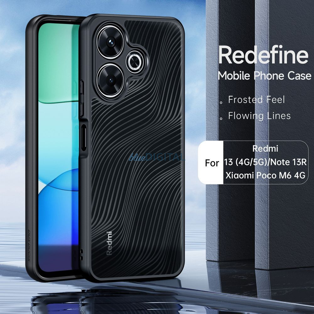 Dux Ducis Aimo tok Xiaomi Redmi 13 - fekete