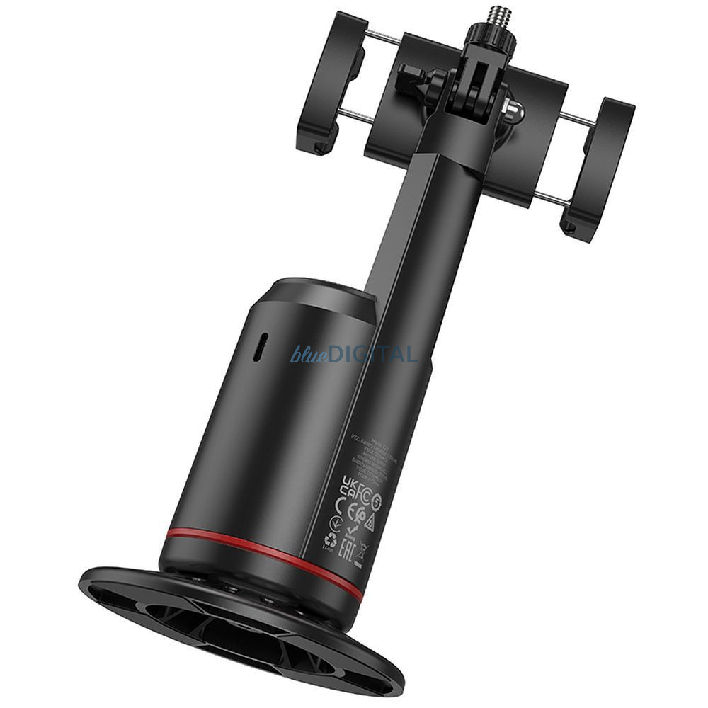 Hoco K23 telefontartó 360 fokos automata arckövetéssel - fekete Hoco K23 telefontartó 360 fokos automata arckövetéssel - fekete