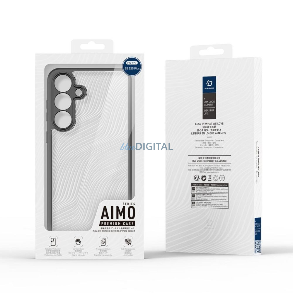 Dux Ducis Aimo tok Samsung Galaxy S25 Plus - fekete