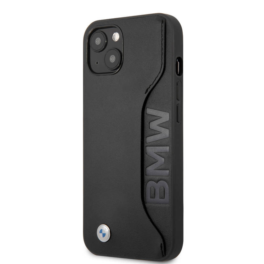 Apple iPhone 13 Mini BMW BMHCP13SRCSWK Bőr Hátlap - Fekete Apple iPhone 13 Mini BMW BMHCP13SRCSWK Bőr Hátlap - Fekete