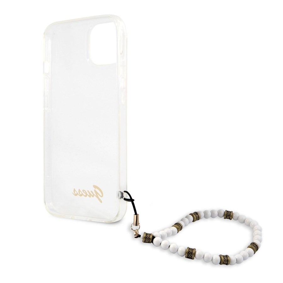 Apple iPhone 13 Mini GUESS GUHCP13SKPSW TPU Hátlap - Átlátszó Apple iPhone 13 Mini GUESS GUHCP13SKPSW TPU Hátlap - Átlátszó