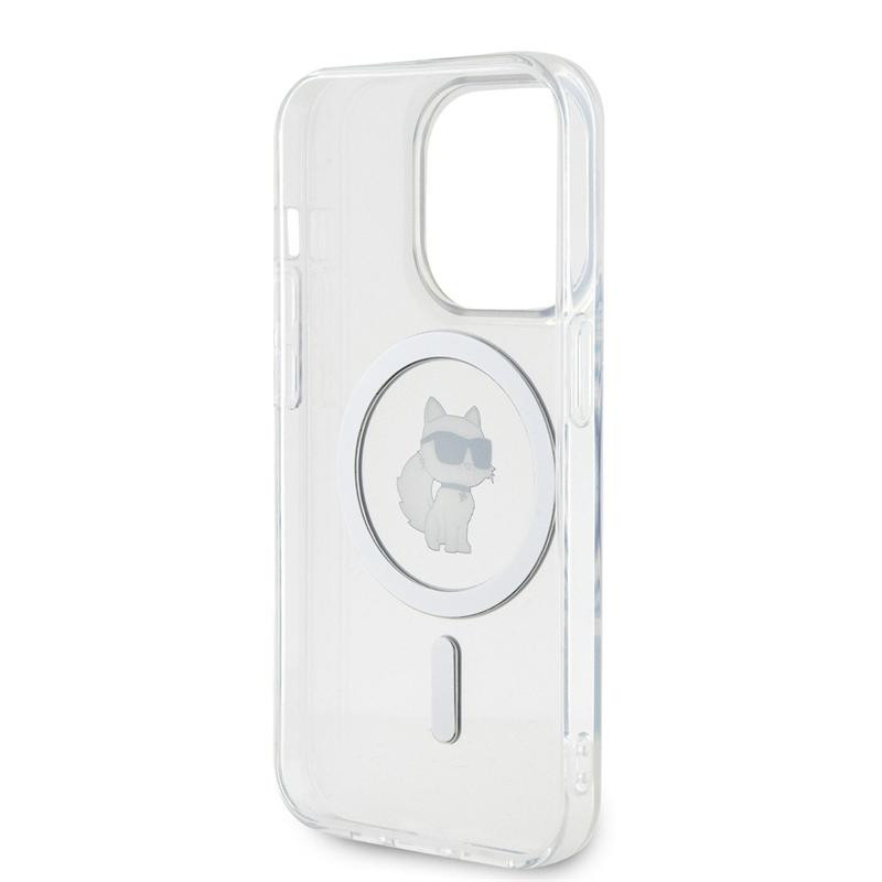 Apple iPhone 15 Pro KARL LAGERFELD KLHMP15LHFCCNOT Magsafe TPU Hátlap - Átlátszó