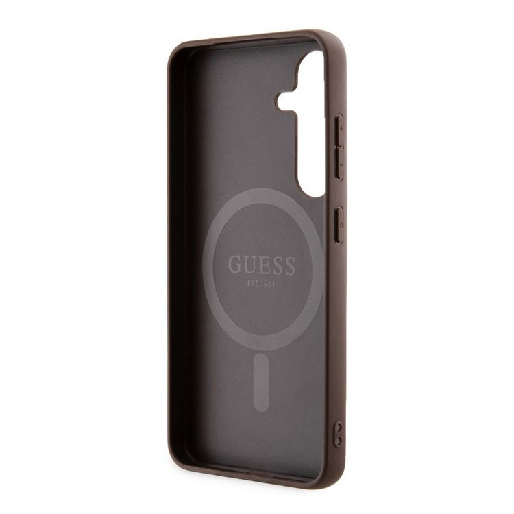Samsung S24 GUESS GUHMS24SG4GFRW MagSafe Hátlap - Barna Samsung S24 GUESS GUHMS24SG4GFRW MagSafe Hátlap - Barna