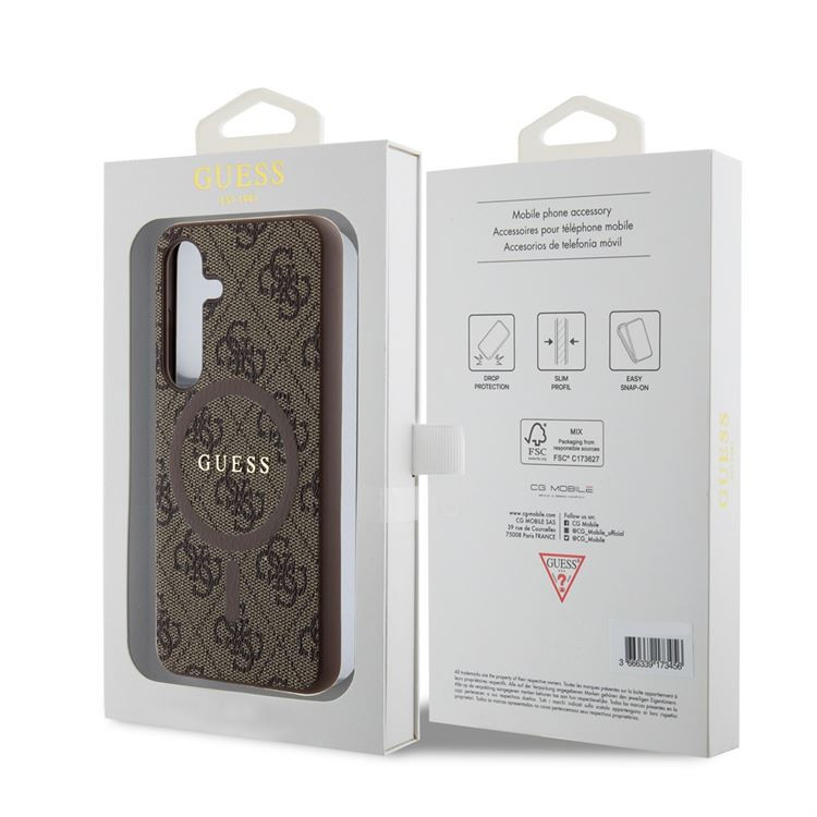 Samsung S24 GUESS GUHMS24SG4GFRW MagSafe Hátlap - Barna Samsung S24 GUESS GUHMS24SG4GFRW MagSafe Hátlap - Barna