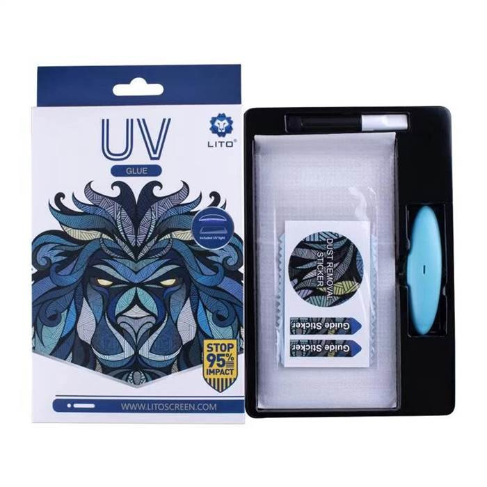 Huawei Mate 20 Lite Lito UV Liquid Glue 3D Üvegfólia - Átlátszó