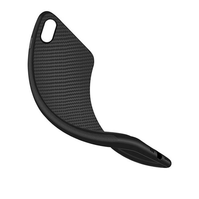 Huawei Y9 2019 Carbon Matt TPU - Fekete Huawei Y9 2019 Carbon Matt TPU - Fekete