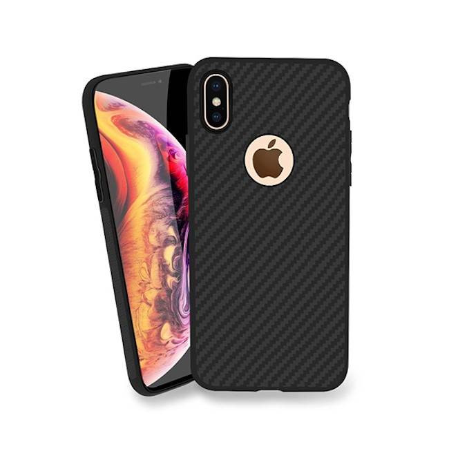 Huawei Y9 2019 Carbon Matt TPU - Fekete Huawei Y9 2019 Carbon Matt TPU - Fekete