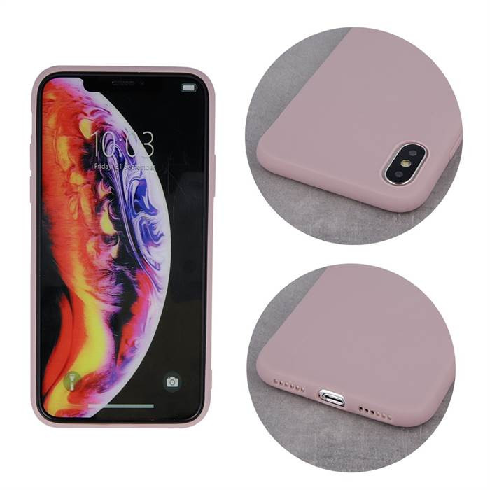 Apple iPhone 11 Pro Max Matt TPU - Puder Rózsaszín Apple iPhone 11 Pro Max Matt TPU - Puder Rózsaszín
