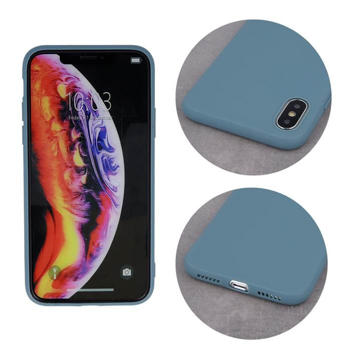 Xiaomi Redmi Note 7 Matt TPU - Szürkéskék Xiaomi Redmi Note 7 Matt TPU - Szürkéskék