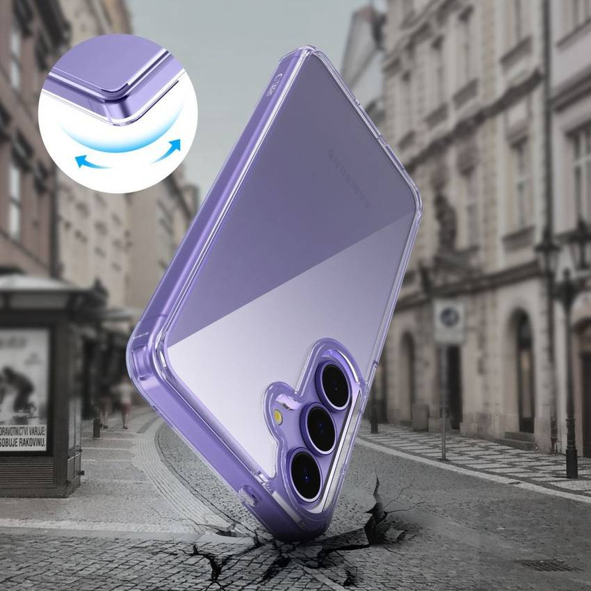 Samsung S25 Plus Tech-Protect FlexAir Hátlap - Átlátszó