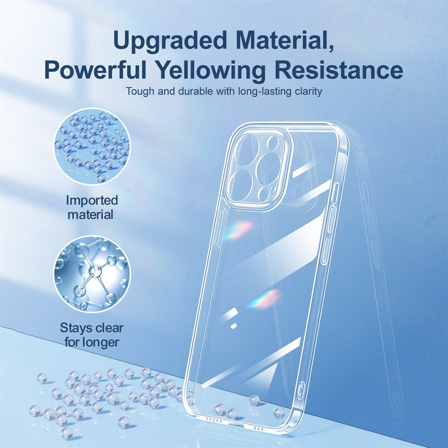 Apple iPhone 14 Plus Joyroom JR-14Q3 Kameravédős TPU Hátlap - Átlátszó Apple iPhone 14 Plus Joyroom JR-14Q3 Kameravédős TPU Hátlap - Átlátszó