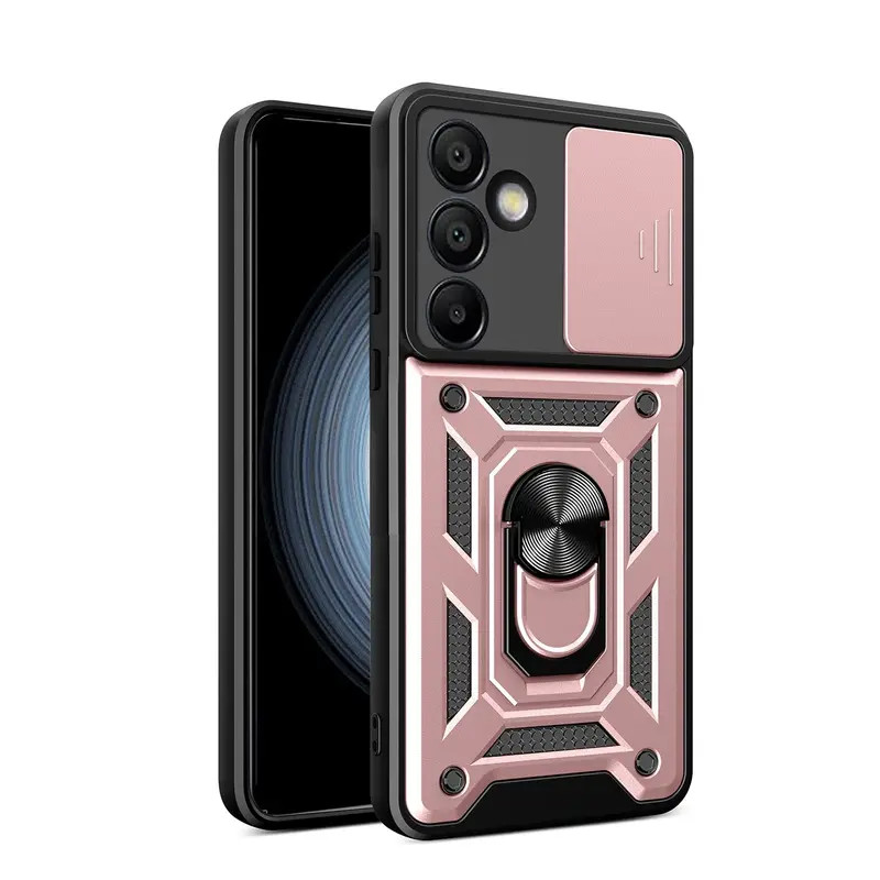 Hybrid Armor Camshield tok Samsung Galaxy A56 - rózsaszín