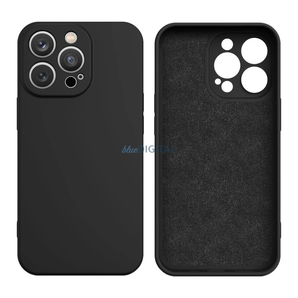 Silicone tok Samsung Galaxy A56 - fekete