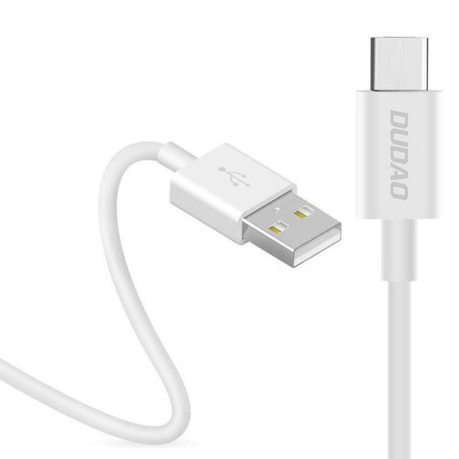 Dudao USB / type-c USB adat töltő kábel 3A 1m fehér (L1T fehér)