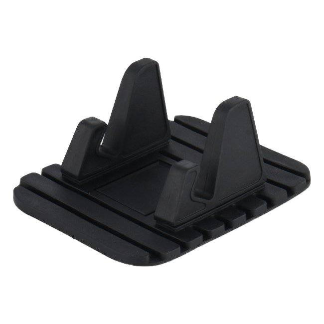 Szilikon Car Phone Holder Portál asztali állvány fekete Szilikon Car Phone Holder Portál asztali állvány fekete
