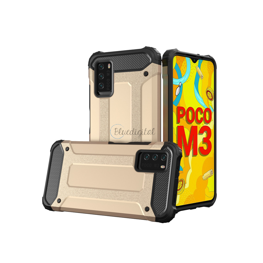Hybrid Armor tok Xiaomi Redmi Note 10 5G / Poco M3 Pro aranyszínű Hybrid Armor tok Xiaomi Redmi Note 10 5G / Poco M3 Pro aranyszínű