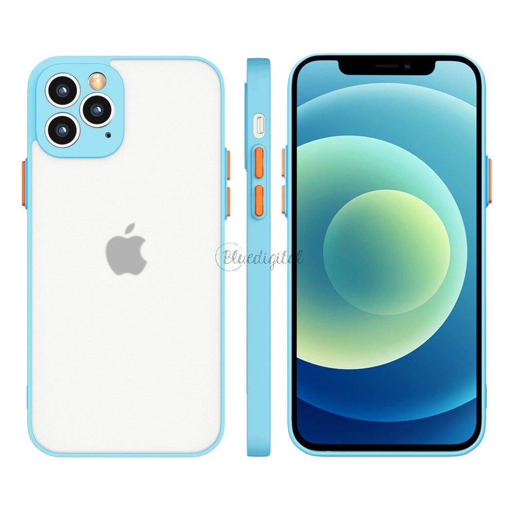 Milky Case átlátszó tok Xiaomi Redmi Note 10 5G / Poco M3 Pro kék Milky Case átlátszó tok Xiaomi Redmi Note 10 5G / Poco M3 Pro kék