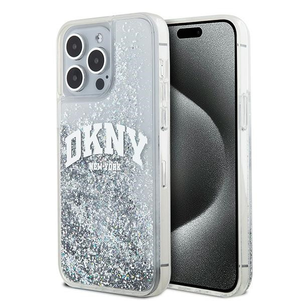 DKNY DKHCP15LLBNAET Liquid Glitter Big Logo tok iPhone 15 Pro - fehér DKNY DKHCP15LLBNAET Liquid Glitter Big Logo tok iPhone 15 Pro - fehér
