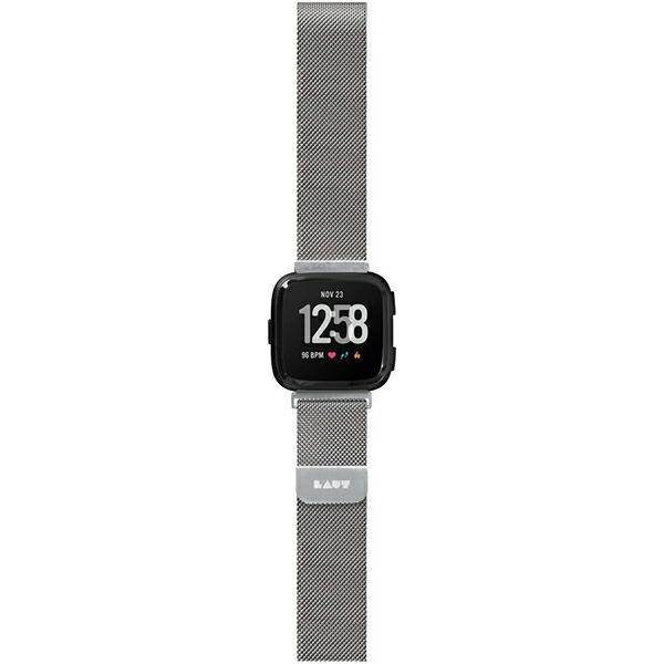 Apple Watch óraszíj Laut Steel Fitbit Versa ezüst