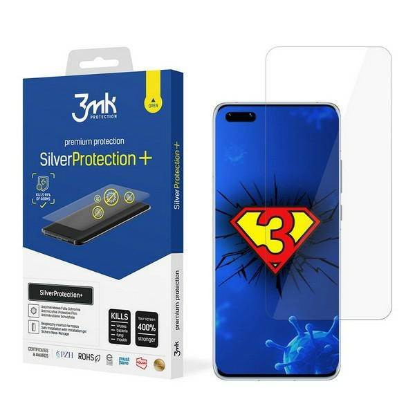 3MK Silver Protect+ Huawei Mate 40 Pro nedves felvitelű antimikrobiális képernyővédő fólia