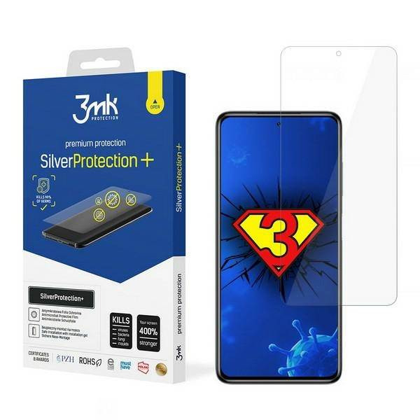3MK Silver Protect+ Xiaomi POCO X3 nedves felvitelű antimikrobiális képernyővédő fólia