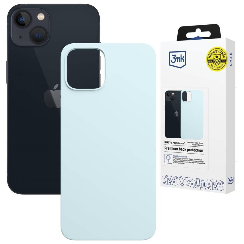 3MK Hardy MagSilicone tok Apple iPhone 14 Plus kék színhez