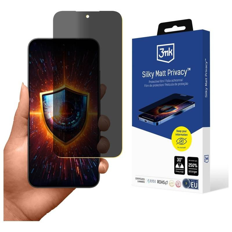 3mk Silky Matt Privacy betekintésvédett fólia Xiaomi Poco F7 3mk Silky Matt Privacy betekintésvédett fólia Xiaomi Poco F7