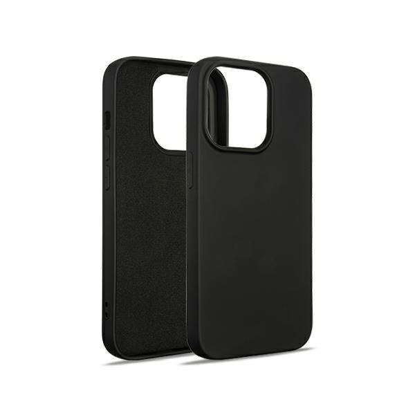 Beline Etui Szilikon iPhone 15 Pro 6,1" fekete tok Beline Etui Szilikon iPhone 15 Pro 6,1" fekete tok