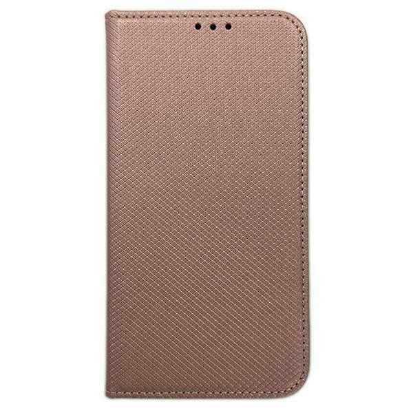Etui Smart Magnet könyv Xiaomi 12 rózsaarany tok