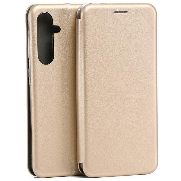 Beline Book Magnetic mágneses könyvtok Samsung Galaxy A55 arany színű Beline Book Magnetic mágneses könyvtok Samsung Galaxy A55 arany színű