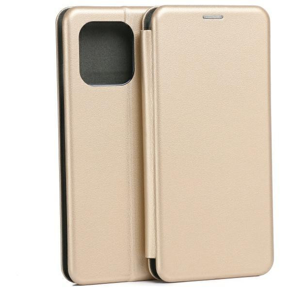 Beline Book Magnetic könyvtok Motorola Moto G15 - arany színű
