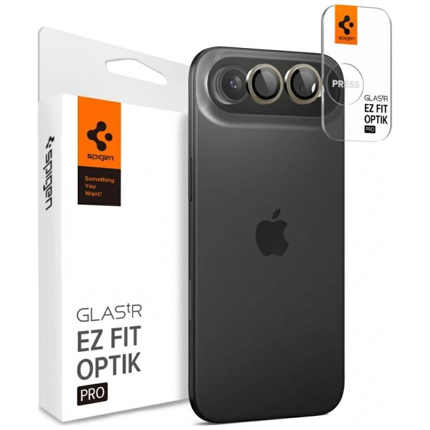Spigen Optik Pro Glas.TR "EZ FIT" kameravédő 2db iPhone Air arany Spigen Optik Pro Glas.TR "EZ FIT" kameravédő 2db iPhone Air arany