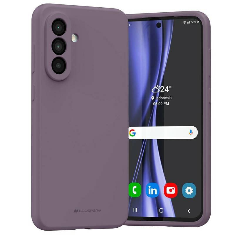 Mercury Silicone tok Samsung Galaxy A56 - lila
