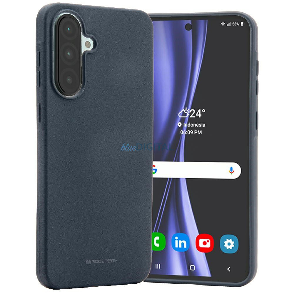 Mercury Soft tok Samsung Galaxy A56 - tengerészkék Mercury Soft tok Samsung Galaxy A56 - tengerészkék