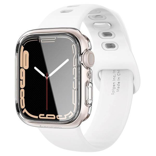 Spigen Ultra Hybrid Apple Watch 7/8/9 41 mm-es Ultra Hybrid Apple Watch 7/8/9 41 mm átlátszó ACS04613 tok