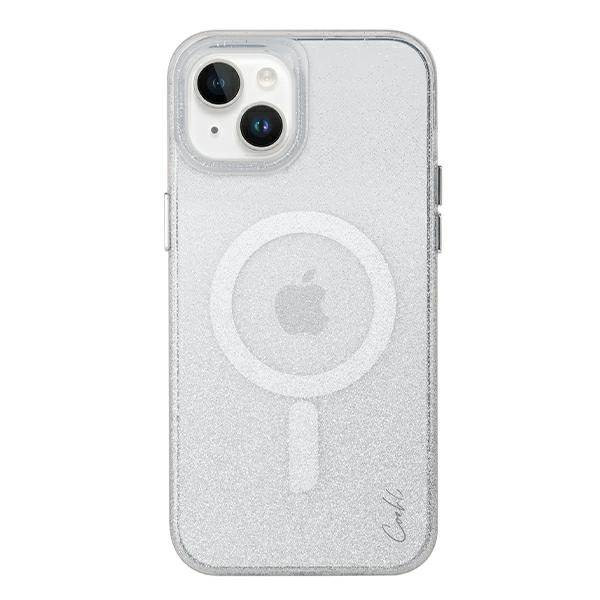 UNIQ etui Coehl Lumino iPhone 14 Plus 6.7" csillogó ezüst tok