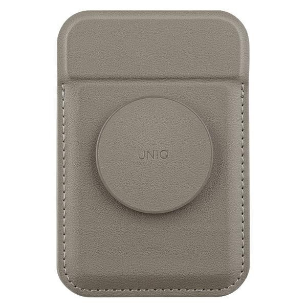 UNIQ Flixa mágneses kártyatárca MagSafe támogatással szürke