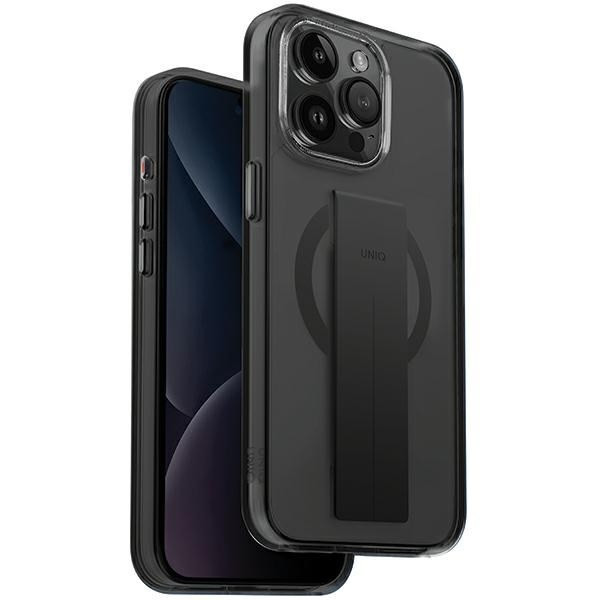 UNIQ etui Heldro Mag iPhone 15 Pro 6.1" Magclick töltés fekete füst tok UNIQ etui Heldro Mag iPhone 15 Pro 6.1" Magclick töltés fekete füst tok