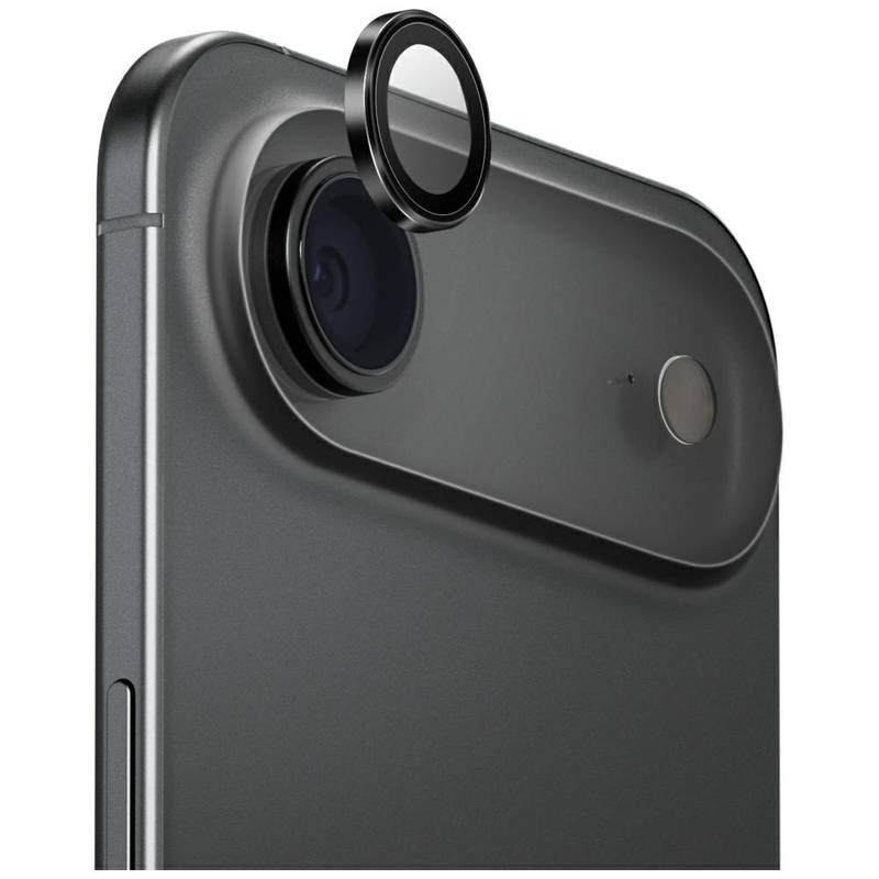 UNIQ Optix Aluminum Camera Lens Protector kamera lencse védő fólia fekete szegéllyel applikátorral iPhone Air UNIQ Optix Aluminum Camera Lens Protector kamera lencse védő fólia fekete szegéllyel applikátorral iPhone Air