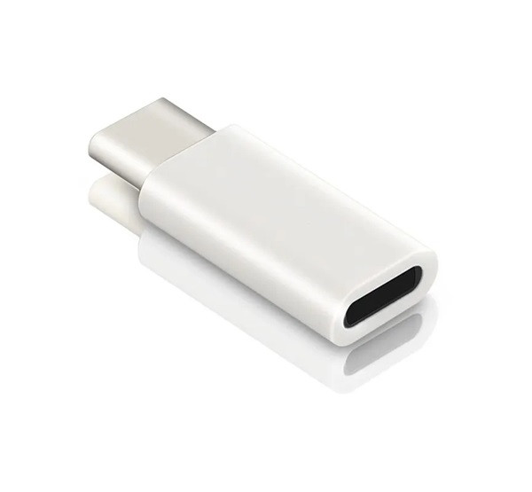 Adapter (lightning aljzat - Type-C) FEHÉR Adapter (lightning aljzat - Type-C) FEHÉR