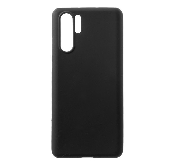 Szilikon telefonvédő (matt) FEKETE Huawei P30 Pro