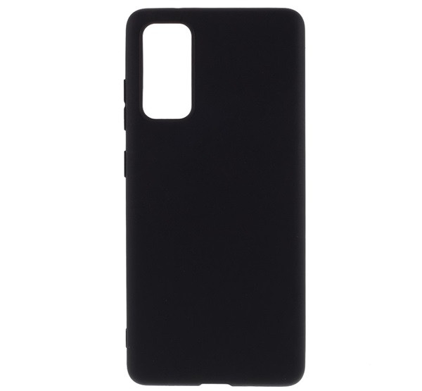 Szilikon telefonvédő (matt) FEKETE Samsung Galaxy S20 FE (SM-G780)