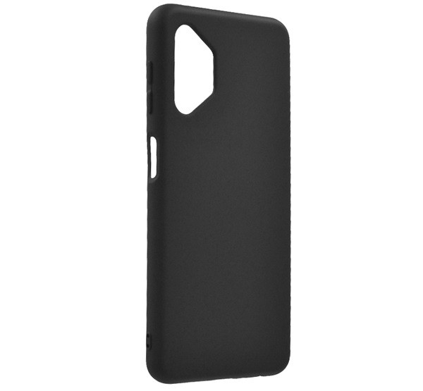 Szilikon telefonvédő (matt) FEKETE Samsung Galaxy A32 5G (SM-A326)