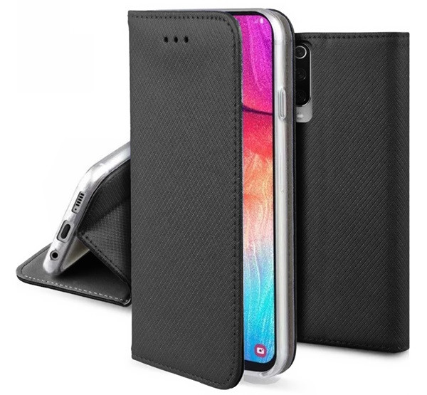 Tok álló, bőr hatású (FLIP, oldalra nyíló, asztali tartó funkció, rombusz minta) FEKETE Nokia G11, Nokia G21