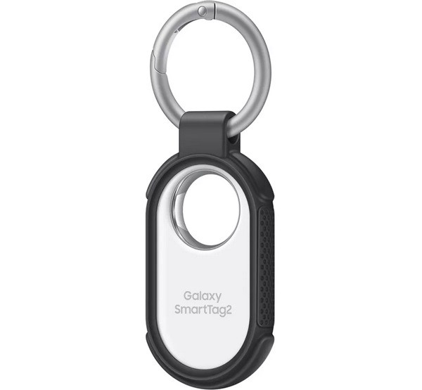 SAMSUNG szilikon tok (kulcstartó, ütésállóság) FEKETE Samsung Galaxy SmartTag2 